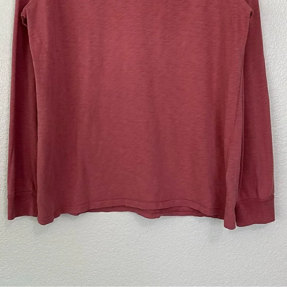 J. Crew Men’s Long Sleeves Slub Cotton Tee, Sz Large